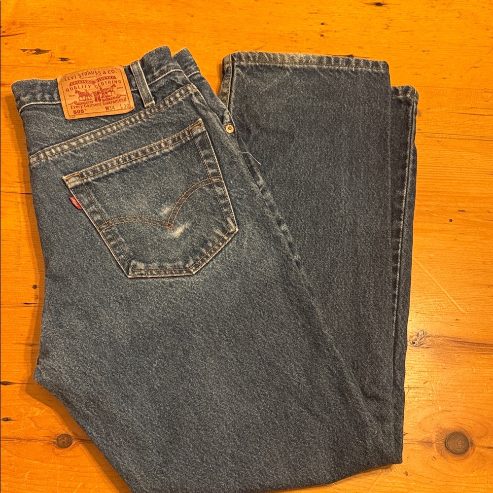 Levi's Men's Dark Blue Straight Jeans